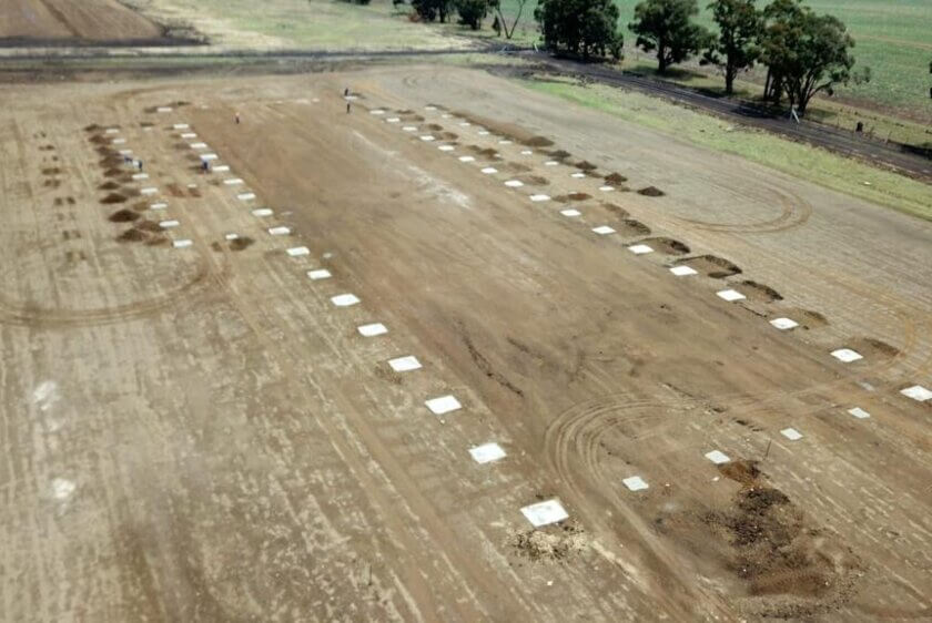 Robust agricultural structure ground work